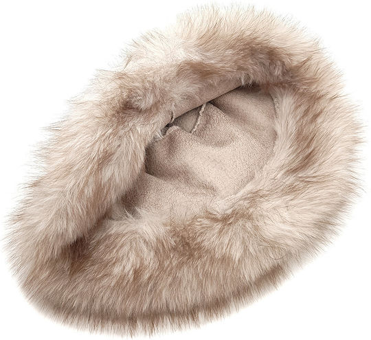 Beanie Damen Strickmütze in Beigen Farbe