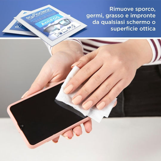Set 200 Șervețele Microbiologice Pentru Curățarea Ochelarilor, Lentilelor Optice, Ecranelor Monitoarelor, Ambalate Individual, Fără Urme