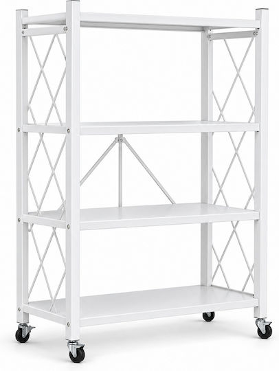 Metal Food Rack White 199509 Metal Food Rack White 199509