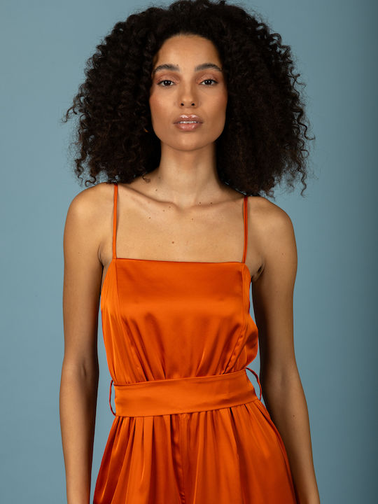 Damenteil Jumpsuit Burnt Orange