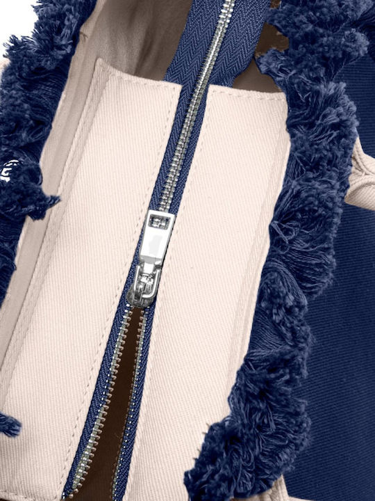 Feel & Touch Caribbean Frottee Strandtasche Blau