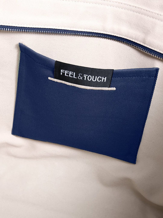 Feel & Touch Caribbean Frottee Strandtasche Blau