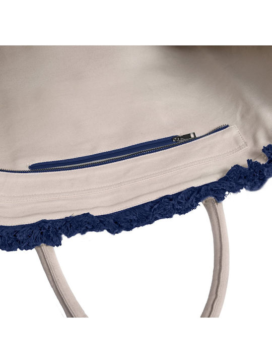 Feel & Touch Caribbean Frottee Strandtasche Blau