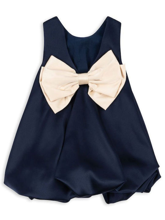 Girls Dress Sleeveless Navy Blazer