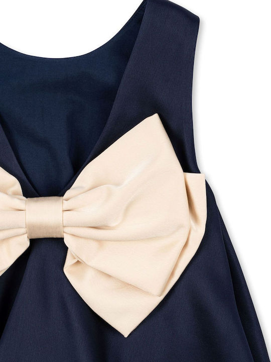 Girls Dress Sleeveless Navy Blazer