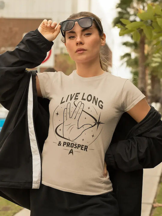 Live Long & Prosper Дамска T-shirt Натурален