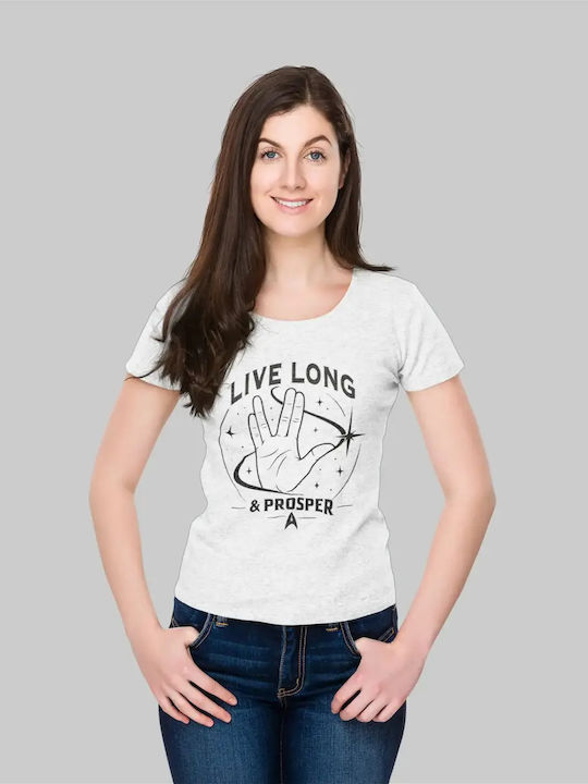 Live Long & Prosper Дамска T-shirt Черна