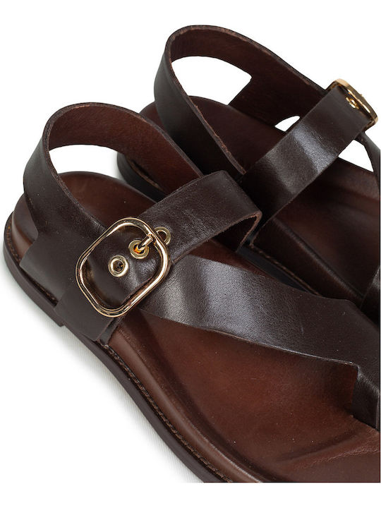 Women's Flat Sandals Brown