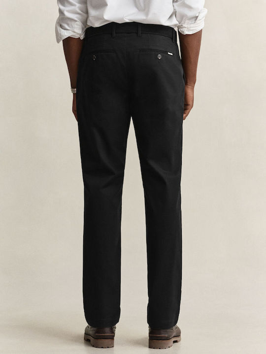 Men's Chino Trousers Regular Fit Black