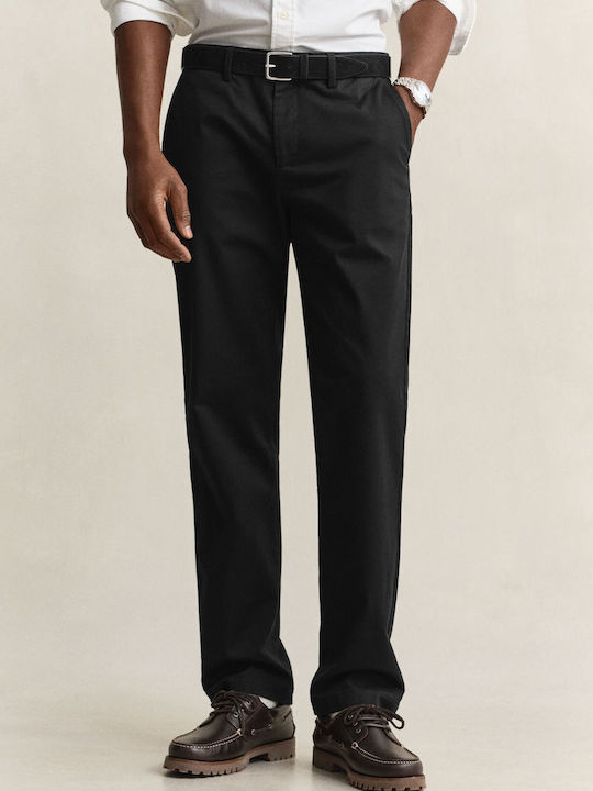 Men's Chino Trousers Regular Fit Black