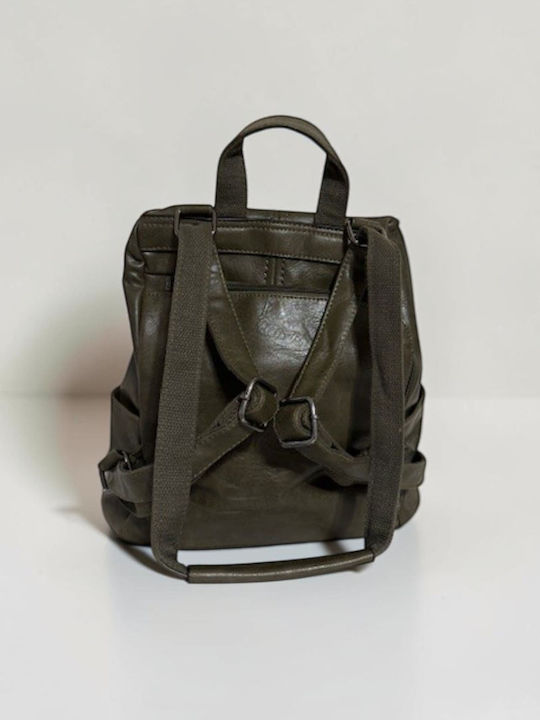Women's Backpack Handbag Khaki