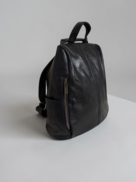 Women's Backpack Handbag Black