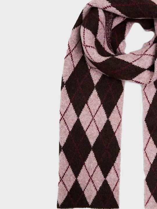 Damen Wollschal Burgundisch