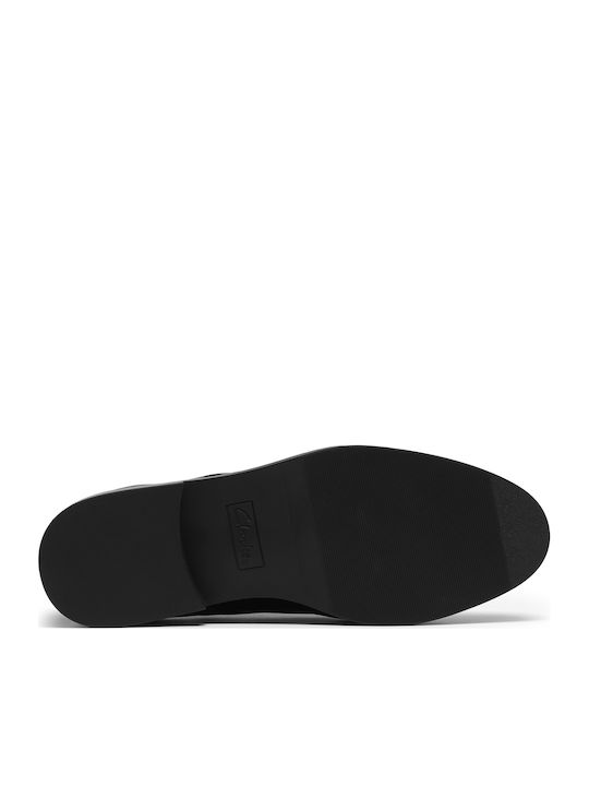 Lace Δερμάτινα Γυναικεία Oxfords σε Μαύρο Χρώμα