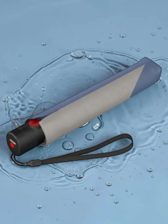 Knirps U.series Automatic Rain Umbrella Compact Blue Knirps U.series Automatic Rain Umbrella Compact Blue