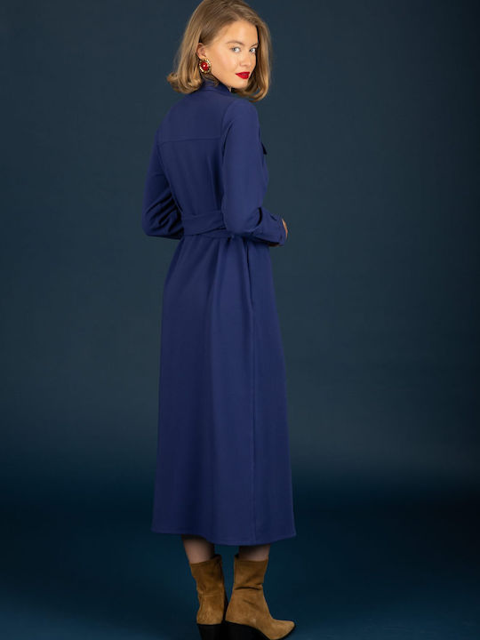 Midi Dress Ink Blue