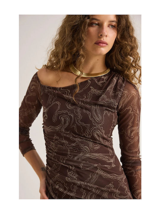 Damenkleid Braun