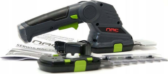 NAC TA36H-B15-JN Foarfecă de Gard Viu cu Baterie 3.6V 1x1.5Ah Telescopic cu Lungimea Lamei 7cm