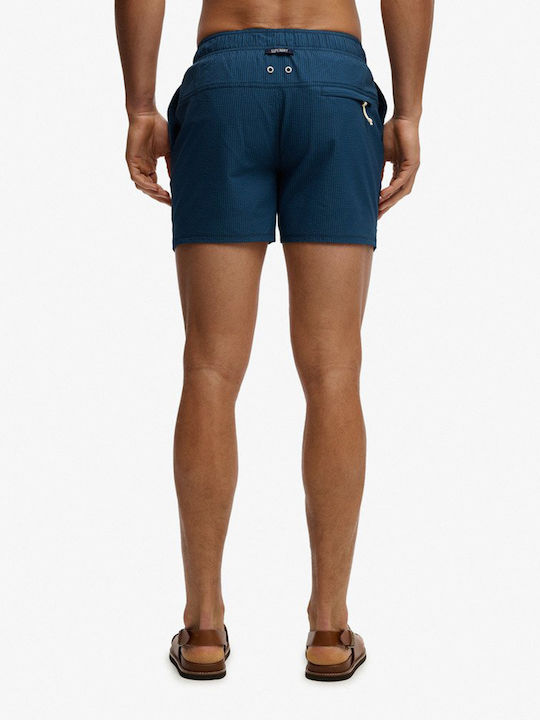 Stud Men's Swimwear Blue Striped Shorts