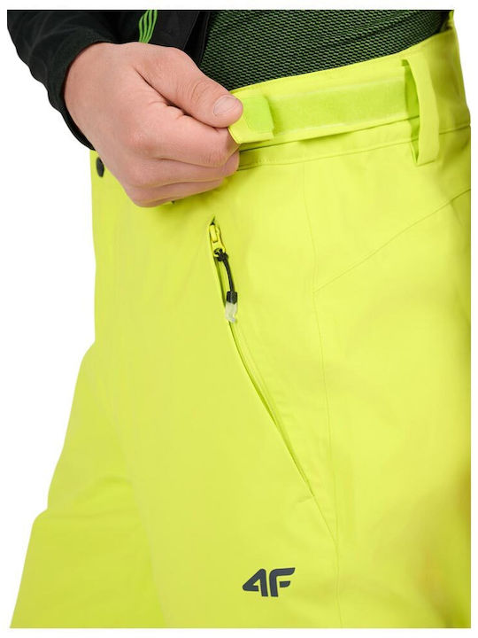 4F 4FWAW26TFTRM1453-72S Pantaloni De Schi Și Snowboard Pentru Bărbați Galbeni