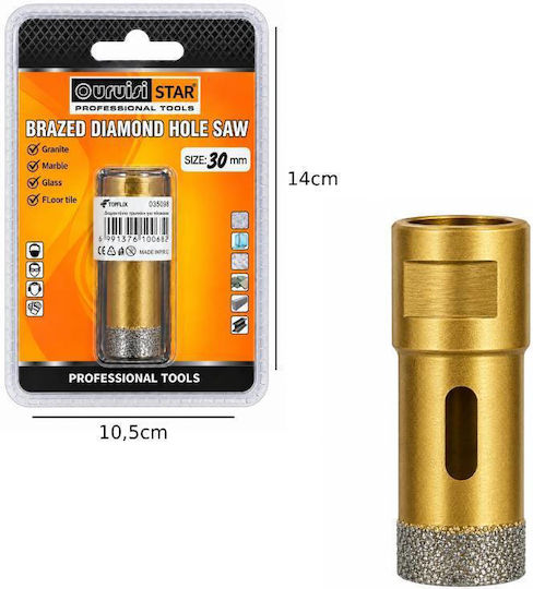 Uruisi Star Uruisi Star Lochsäge Trockenschnitt mit Durchmesser 30mm für Metall und Rasen
