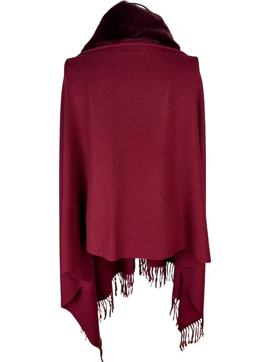 Şal Pentru Femei Burgundy