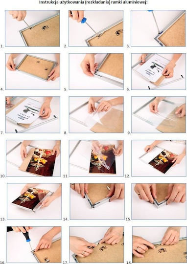 Q-Connect Plastic Photo Frame With Transparent Frame