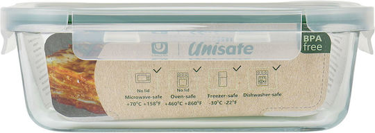 Uniglass Lunchbox Glas Transparent 1000ml 1Stück
