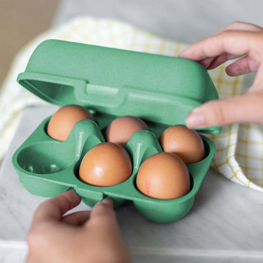 Koziol Set Plastic Lunch Boxes Beige 6 Pieces
