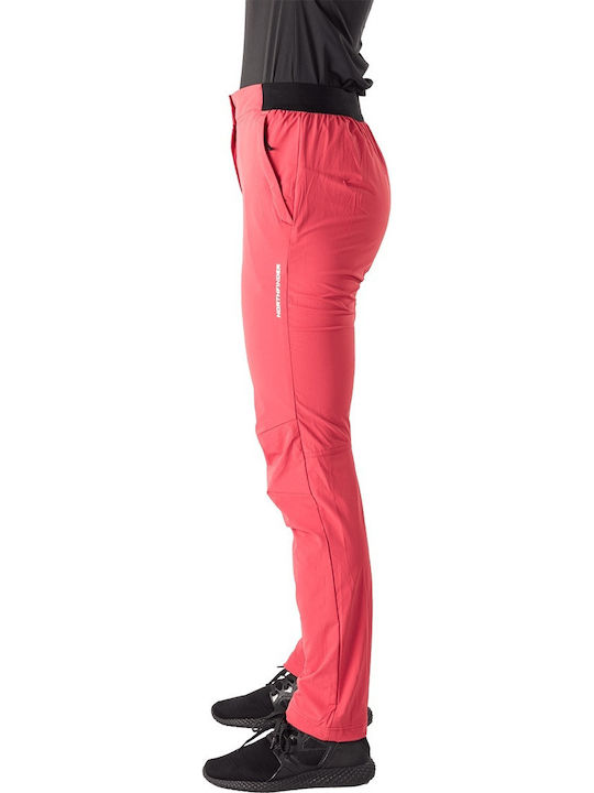Northfinder Pantaloni Lungi De Drumeție Pentru Femei Roșii