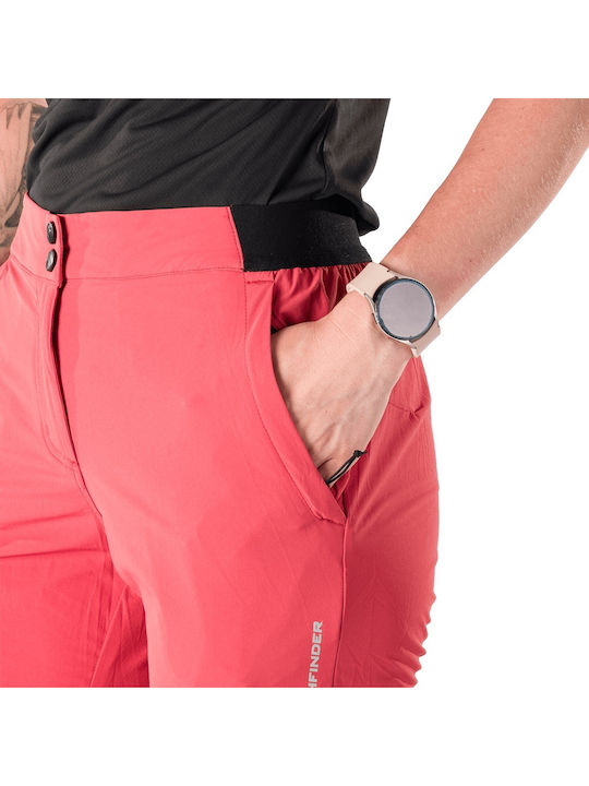 Northfinder Pantaloni Lungi De Drumeție Pentru Femei Roșii