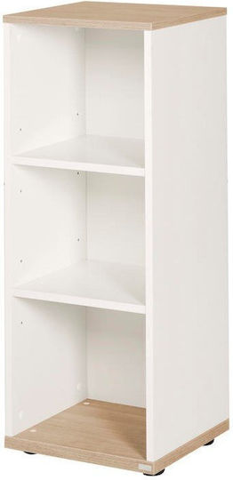 Βιβλιοθήκη Pierrot Λευκή 31x32x91εκ. Βιβλιοθήκη Pierrot Λευκή 31x32x91εκ.