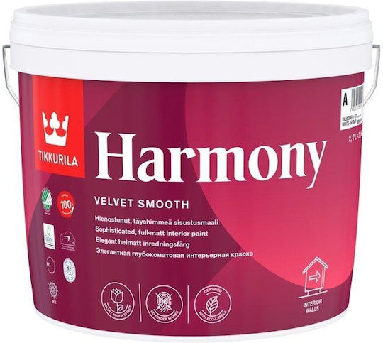 Tikkurila Acryl Wasser 2.7l Absolut Matt Harmony A Matt