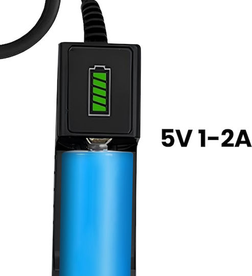 Avizar USB Зарядно устройство за батерии Размер 18650 TX-00601