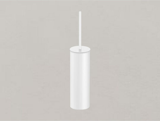 Sanco Metallic Toilet Brush White Sanco Metallic Toilet Brush White