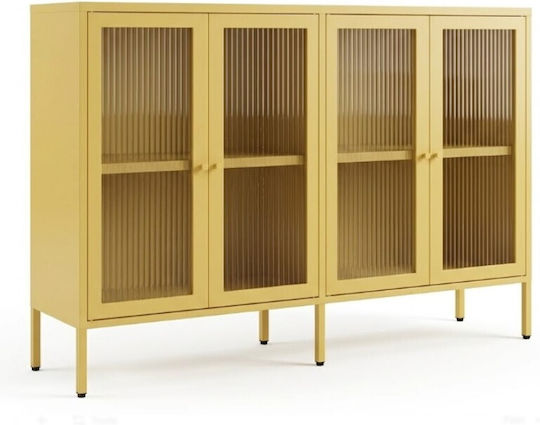 TV Stand Color Metal Mustard L160xW45xH55cm