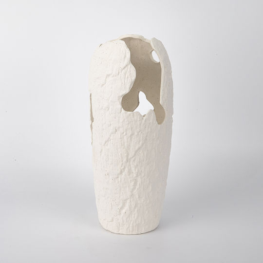 Eurolamp White Porcelain Vase W12.5xH27cm Eurolamp White Porcelain Vase W12.5xH27cm