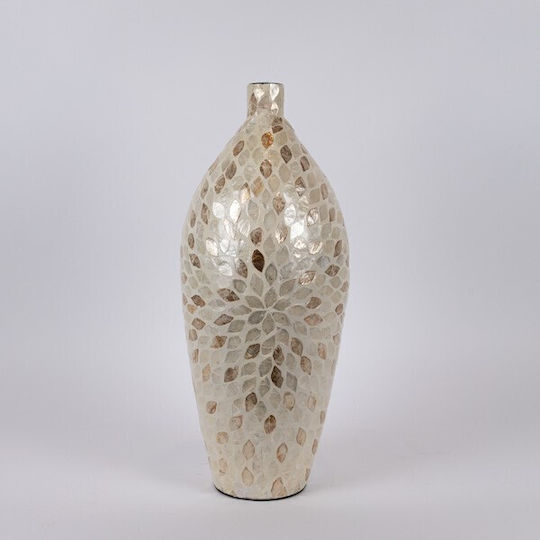 Vază Bej Φ23xΥ57cm Vază Bej Φ23xΥ57cm