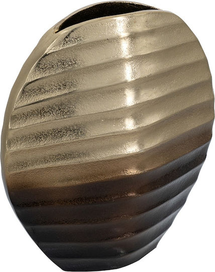 Artekko Metallic Vase Noble Gold 20.3x8.3xH23cm