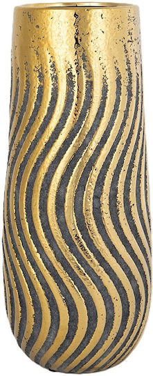 Vază Decorativă Ceramică Auriu 14.5x4.5x35cm 1buc