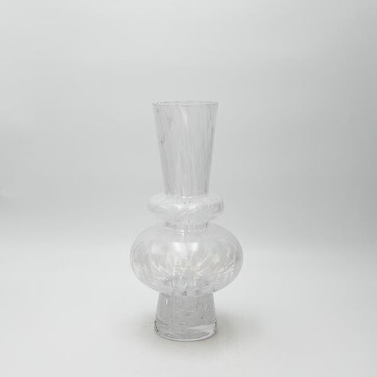 Glass Transparent Vase Φ15xH29cm