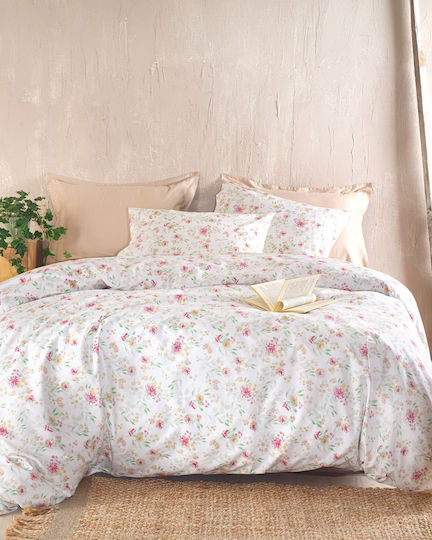 Rythmos Sorin Pillowcase Set with Envelope Cover Pink 50x70cm.