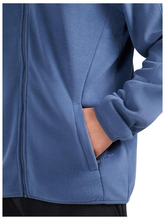 Cardigană Bărbați Fleece Albastră