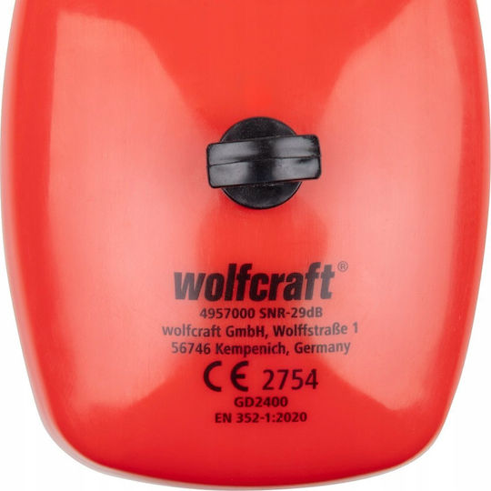 Wolfcraft 4957000 Arbeitsschutzkopfhörer mit Band
