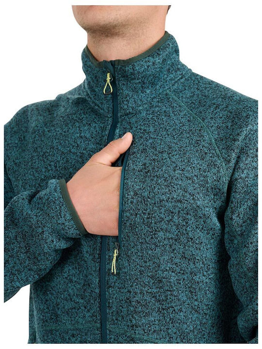 Cardigan bărbătesc Fleece Verde