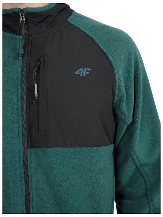Cardigan bărbătesc Fleece Verde
