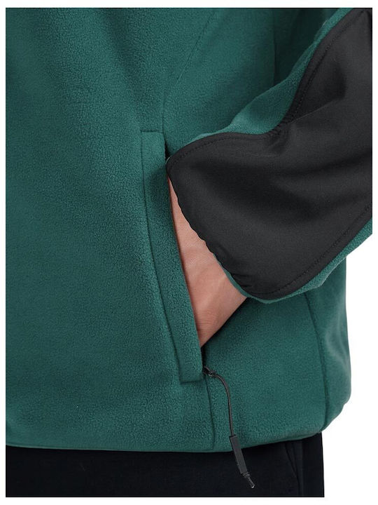 Cardigan bărbătesc Fleece Verde