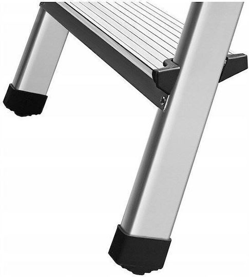 AWTools Aluminium-Leiter mit 5 Stufen