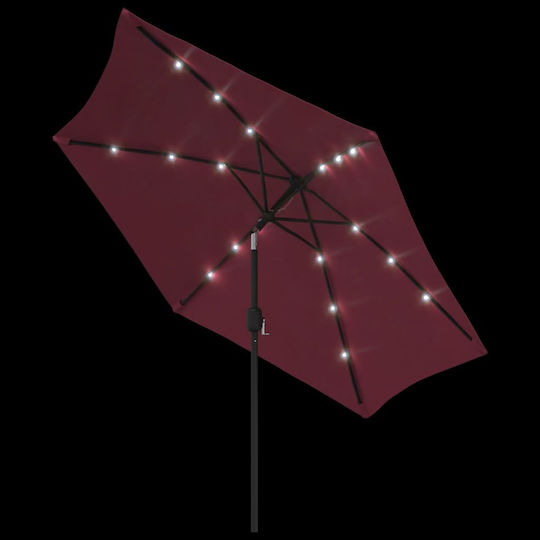Umbrelă Rotundă Metalică Burgundă Φ3m