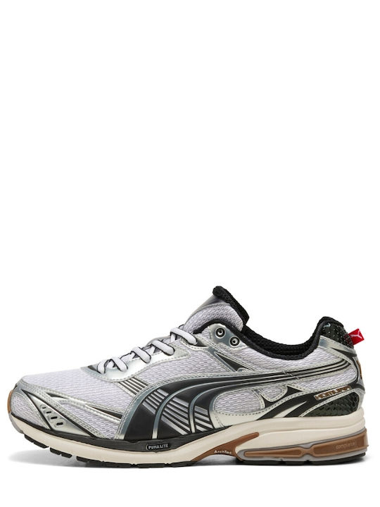 Herren Sneakers Mattes Silber Puma Schwarz